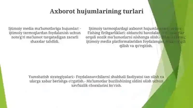Ijtimoiy Tarmoqlarda Axborot Xurujlari Tahtidi 4