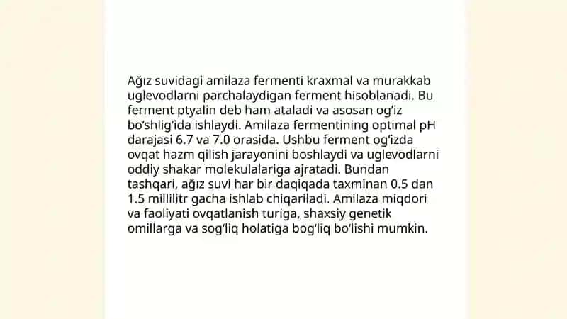 Amilaza fermenti 4