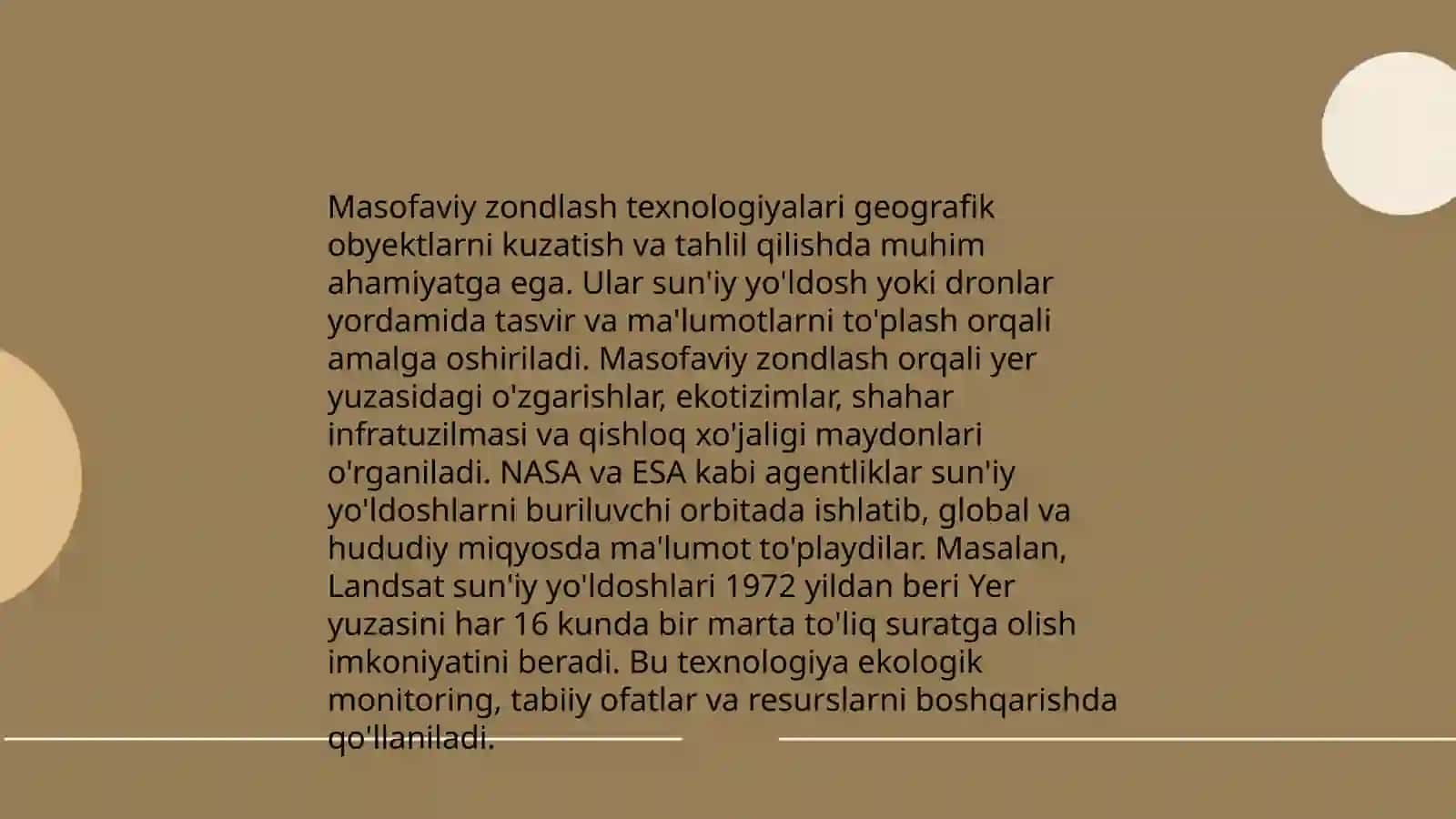 Kosmik suratlar yordamida yer yuzasini xaritalash 4