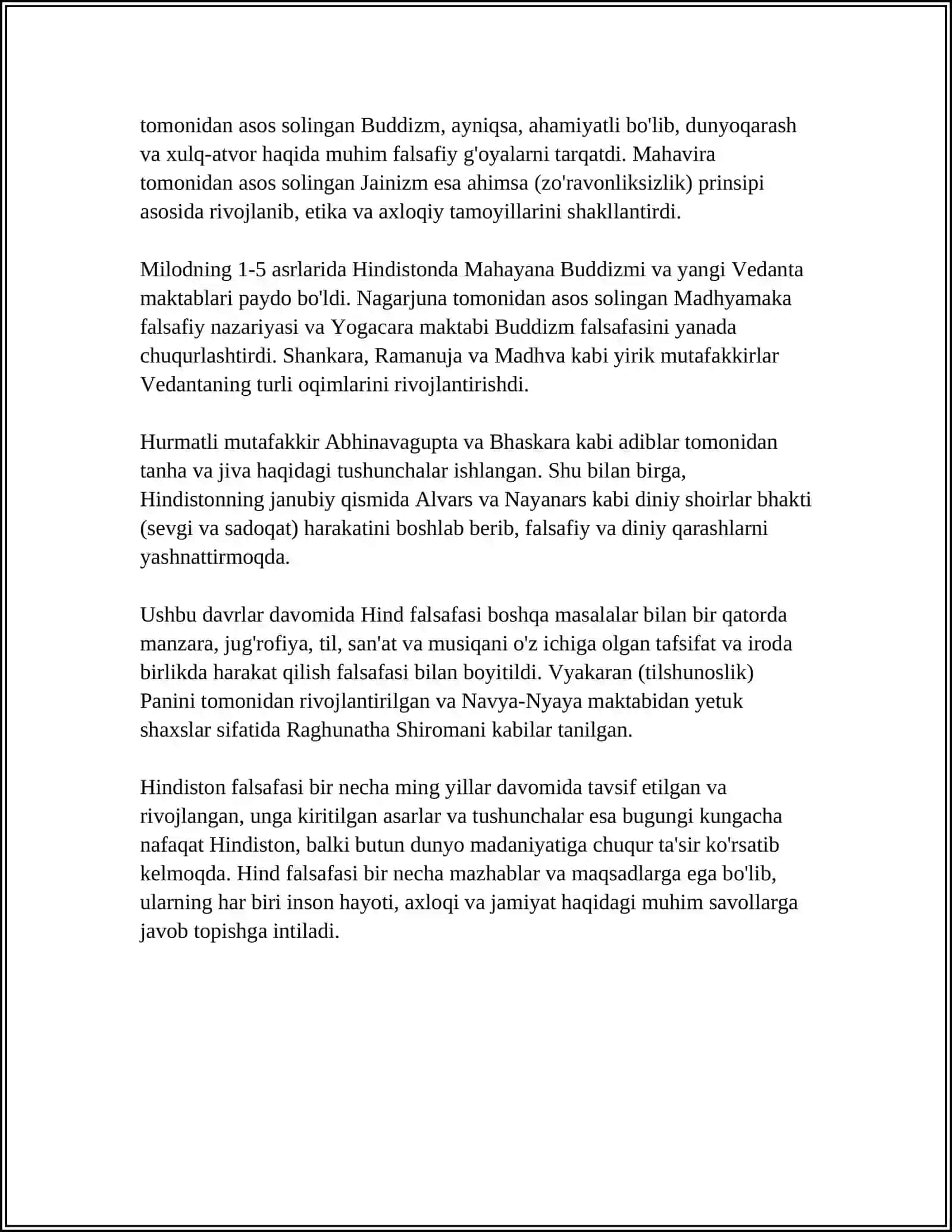 HINDISTON FALSAFASINING VUJUDGA KELISHI 4