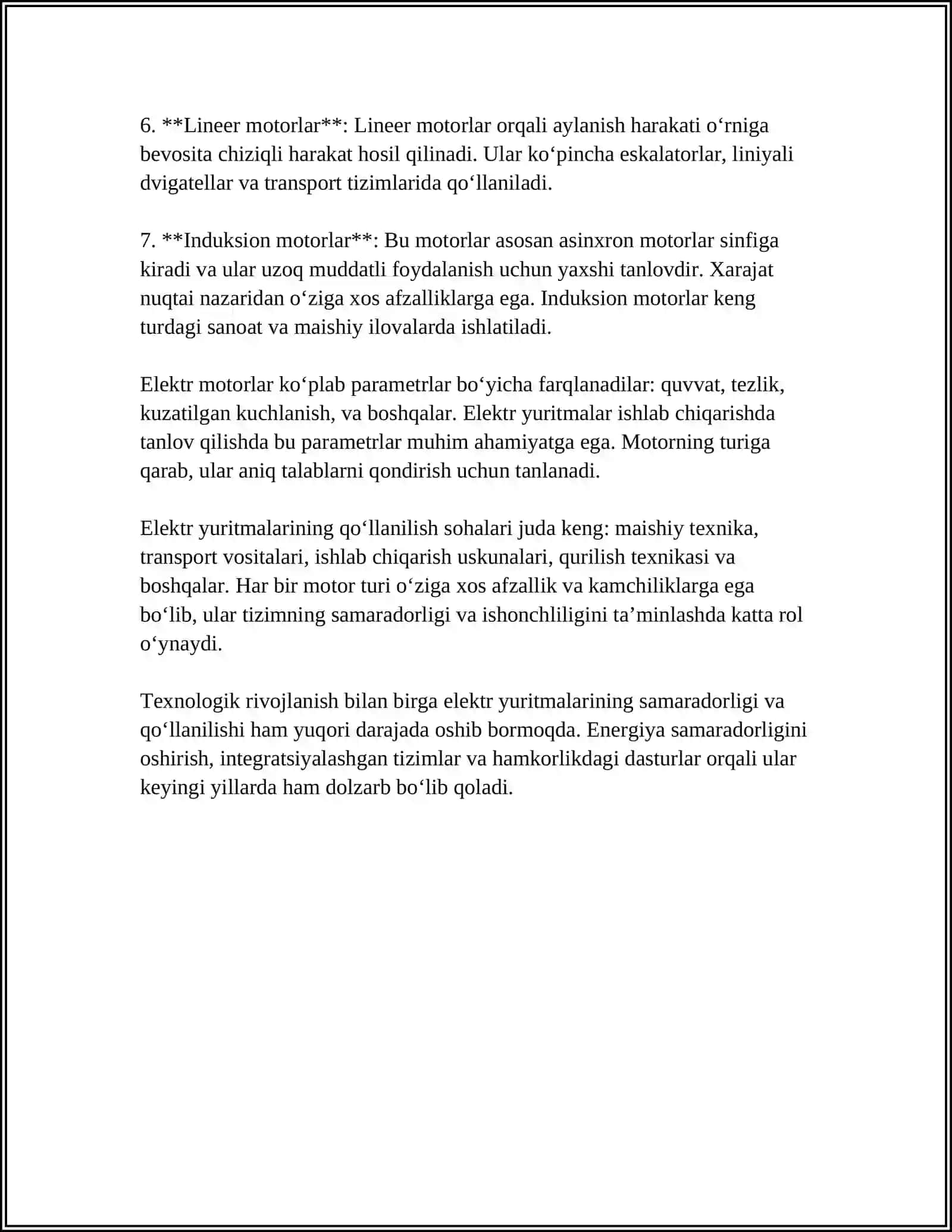 ELEKTR YURITMALARINING ISHGA TUSHIRISH 4