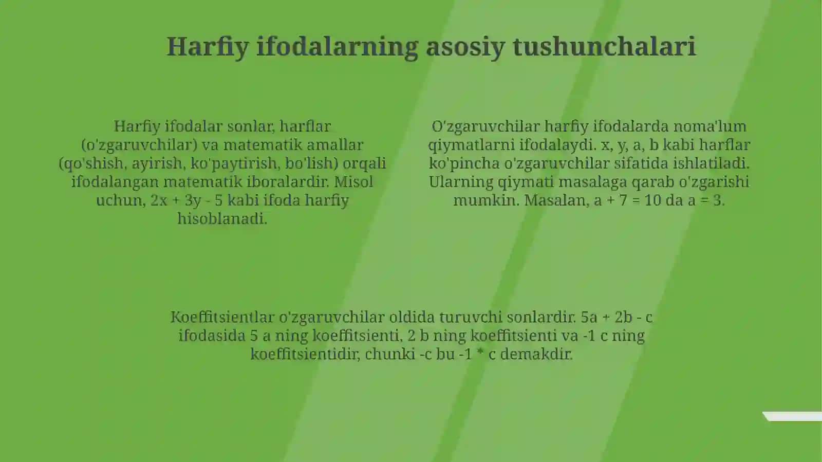 4 sinf Ona tili darsligidan Harfiy ifodalar mavzusi 4