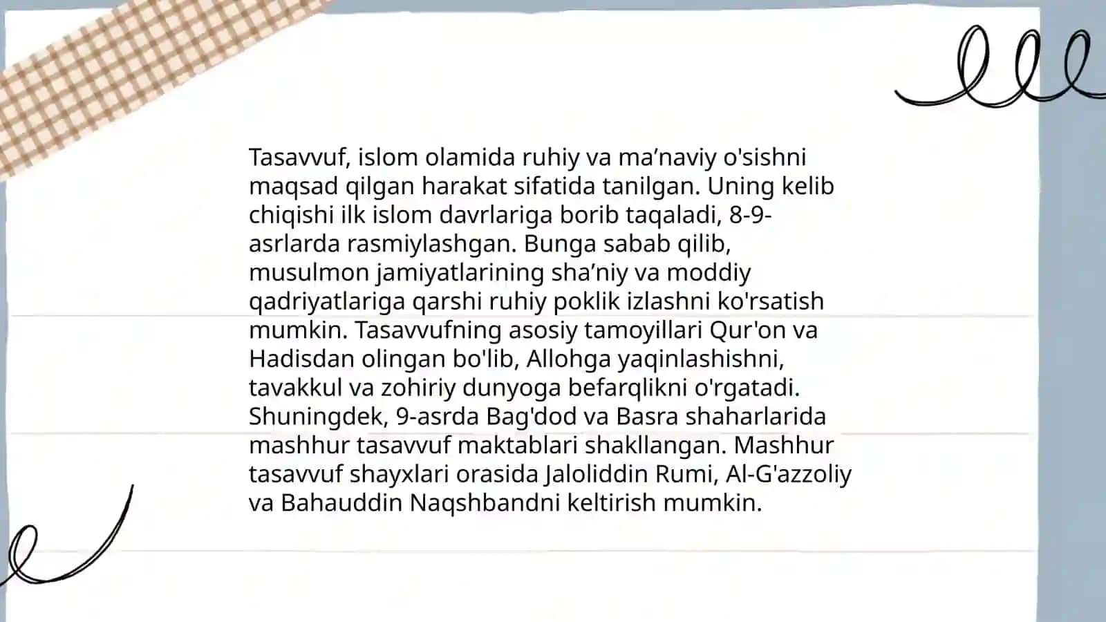 Tasavvuf Tushunchasi va Uning Mohiyati 4