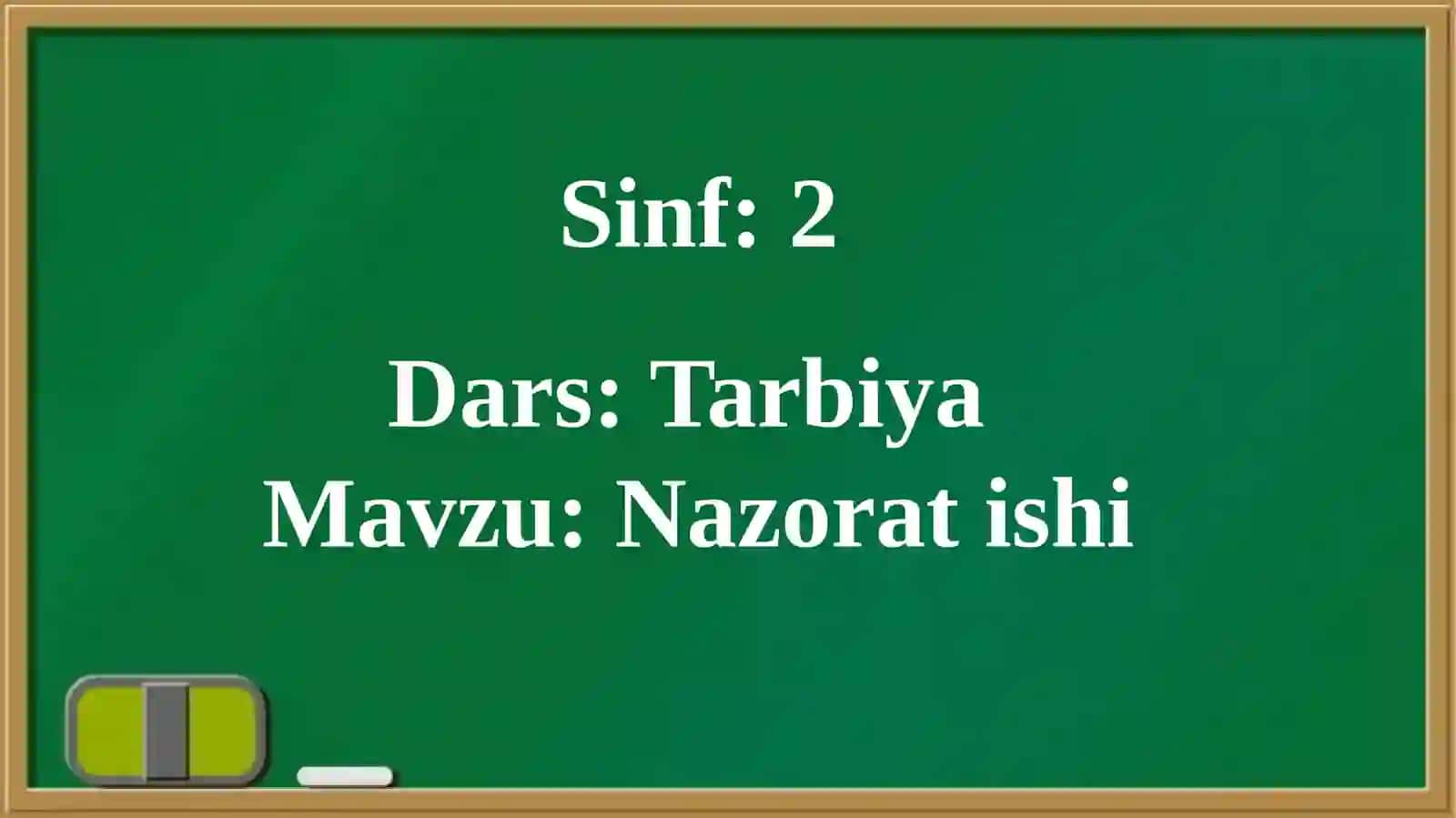 Nazoratishi Testsinovi 4