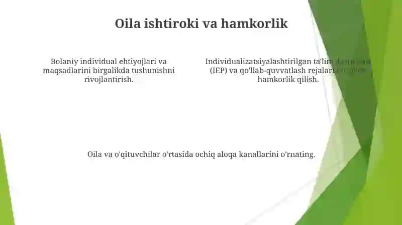 Integratsiyalashgan Ta'limning Asosiy Bosqichlari 4