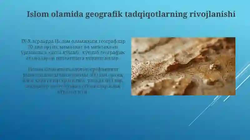 IV_XI asrlarda geografiyaning rivojlanishi 4