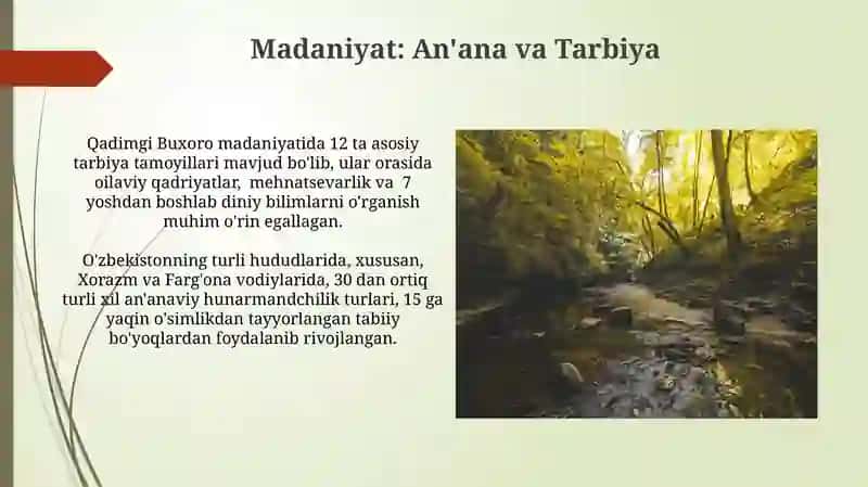 Barqaror Rivojlanish va Kelajak Avlodi 4