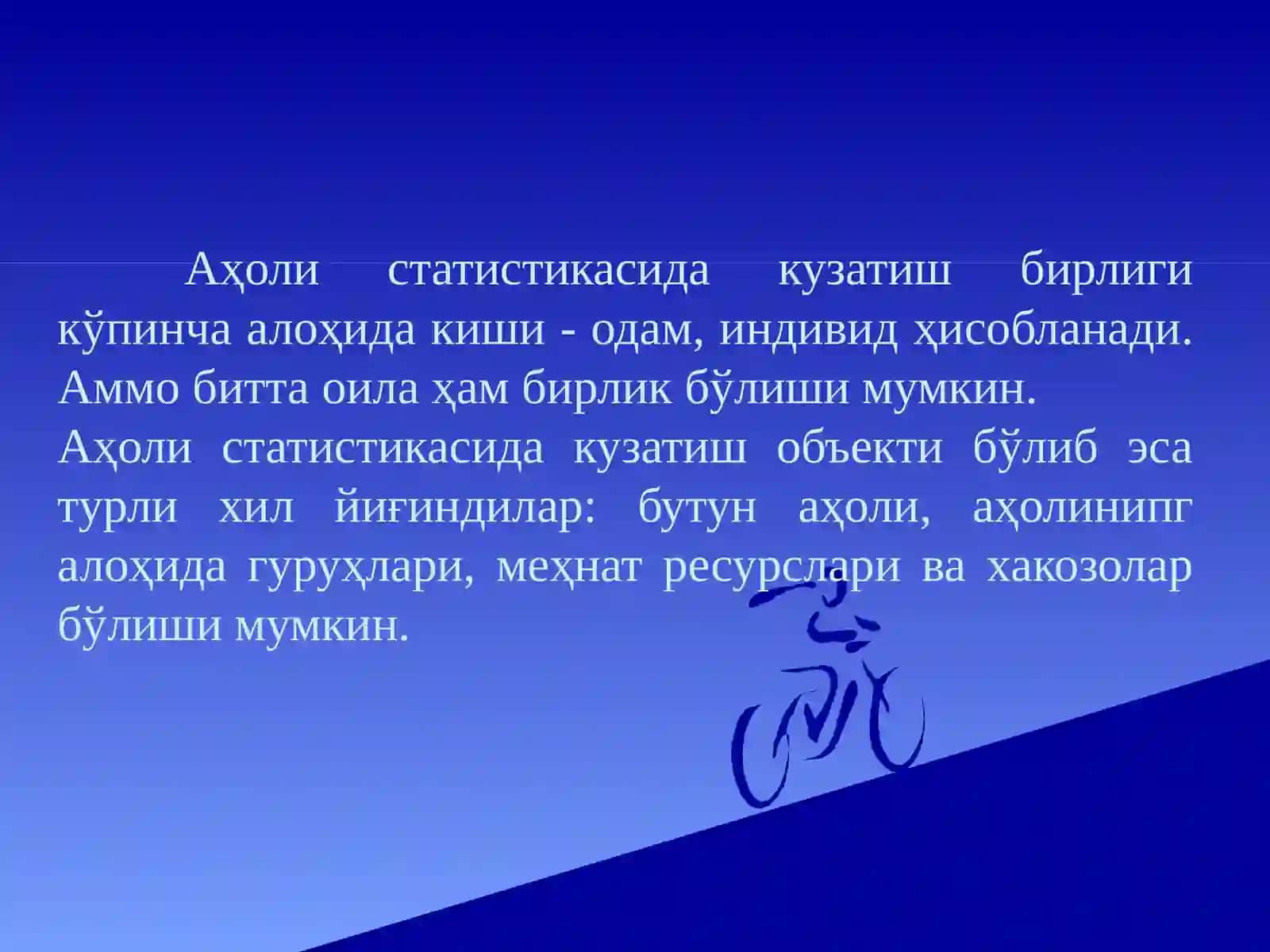 Аҳоли статистикаси 4