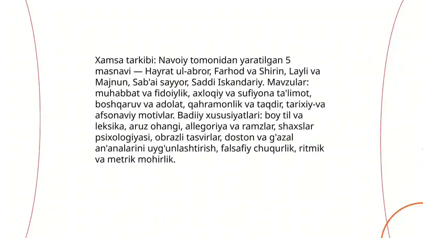 Alisher Navoiy Adabiyotshunoslik 4