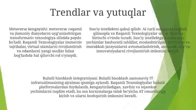 Raqamli Texnologiyalar 4