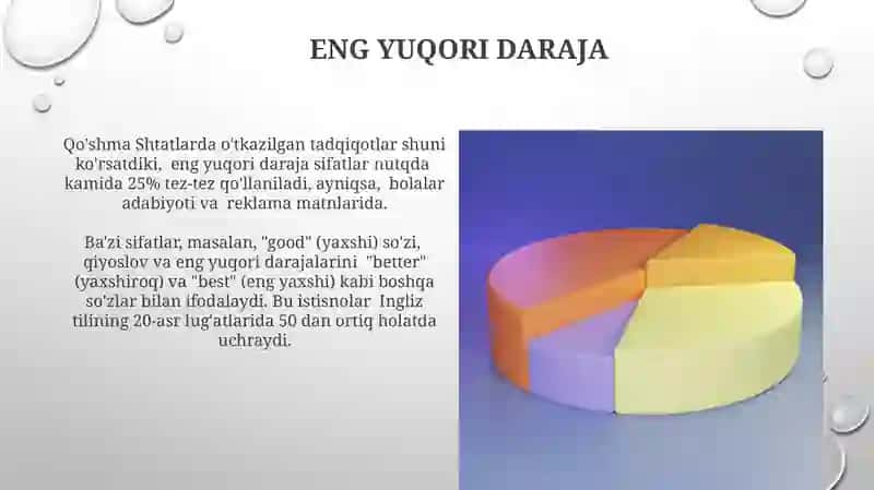 Sifatlarning ottirma darajalari 4
