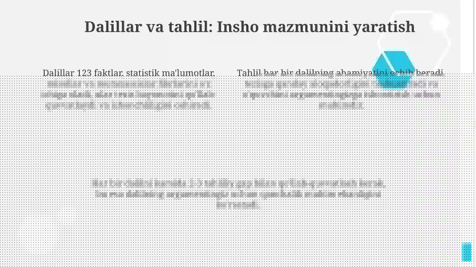 Esse yozish 4