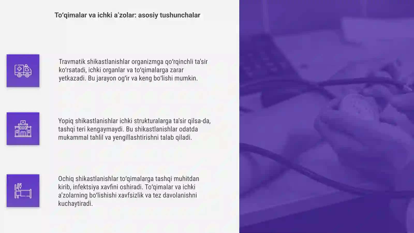 Travmatik shikastlanish asoslari 4