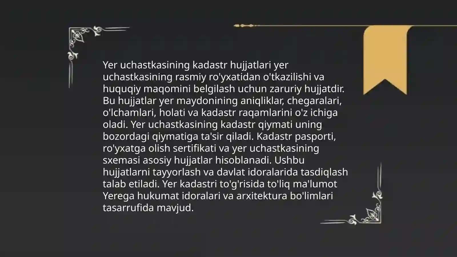 Yer uchastkasi dalolatnomasini tuzish 4