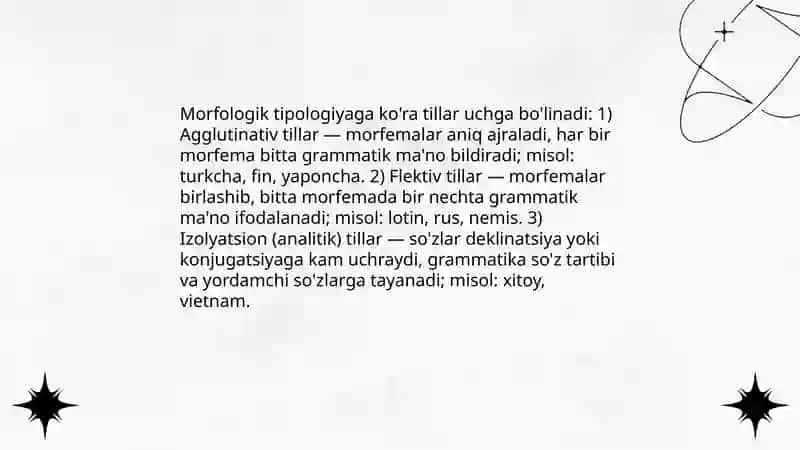 Dunyo tillarning genetik tasnifi 4