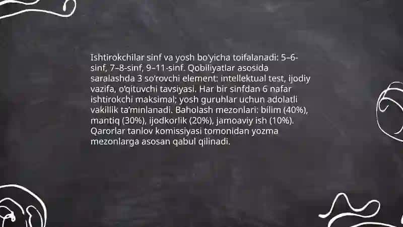 Intellektual shou mavzulari 4