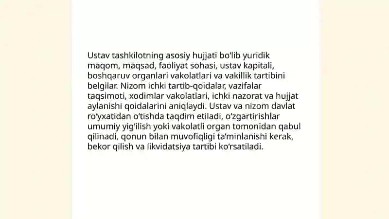 Tashkiliy hujjatlar va ularning turlari 4