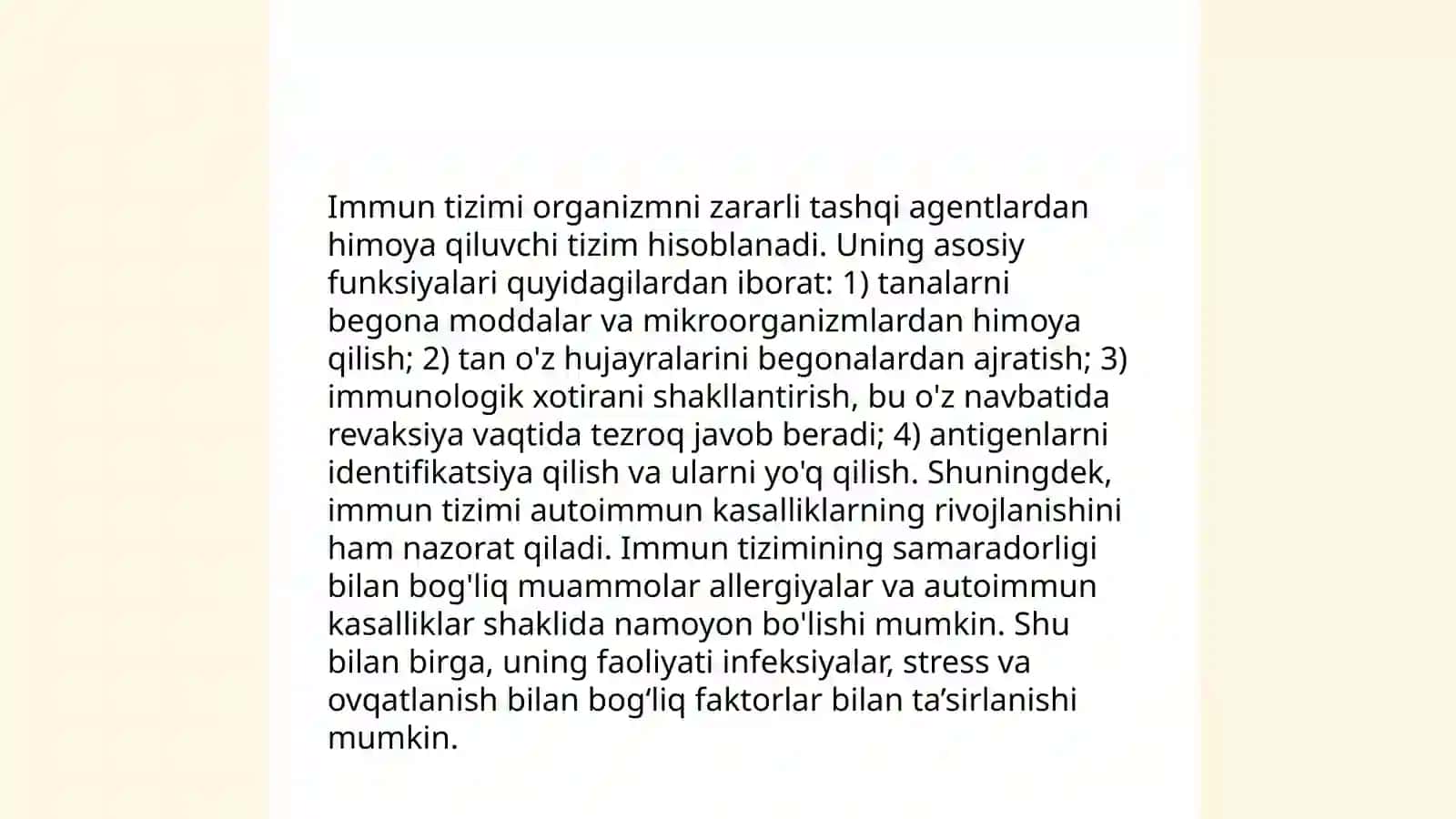 Immun Tanqislikning fiziologik asoslari 4