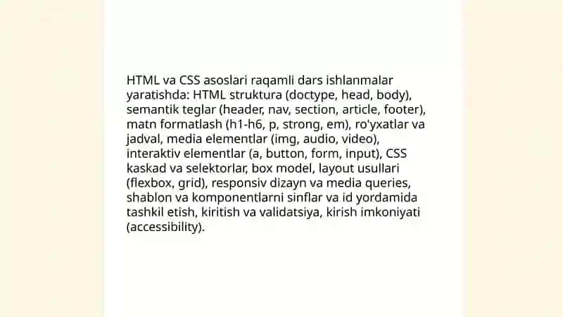 Web muharrirlar orqali raqamli dars ishlanmalar yaratish 4