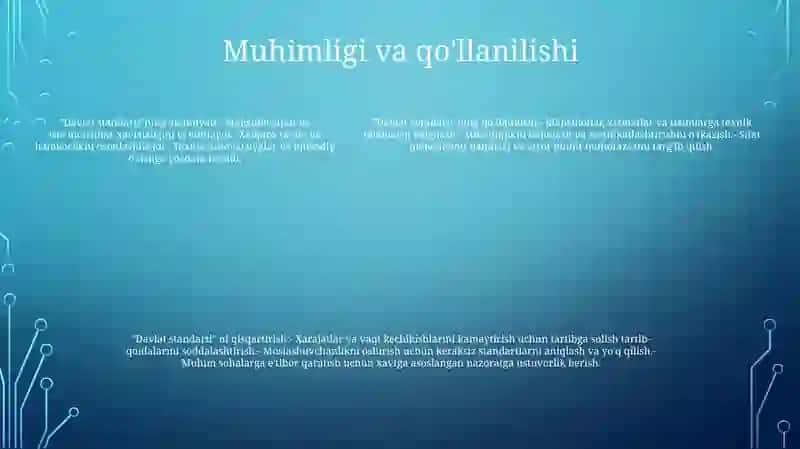 Reduktrning Davlat Standarti 4