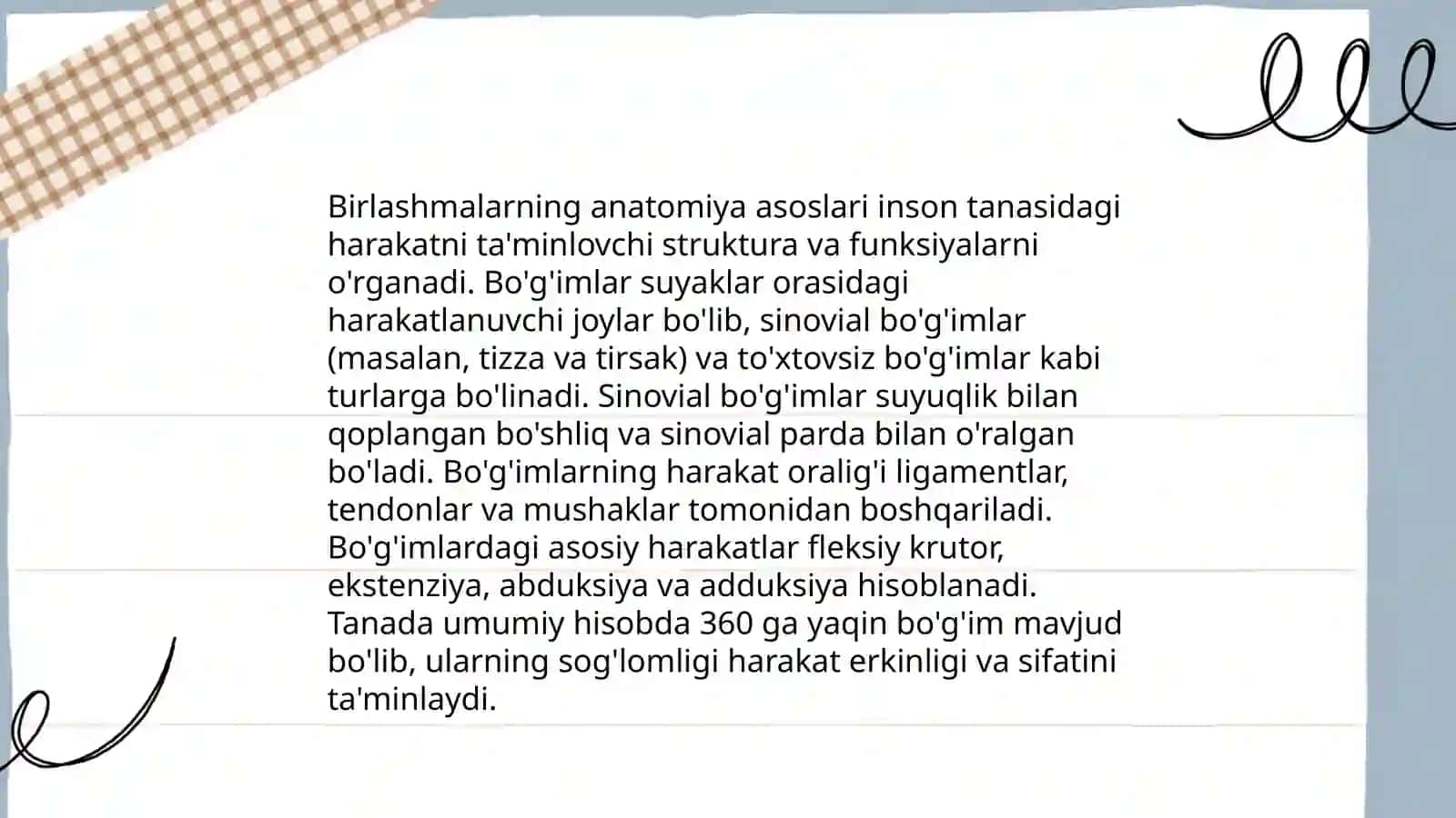 Birlashmalar Rengentaanatomiyasi 4