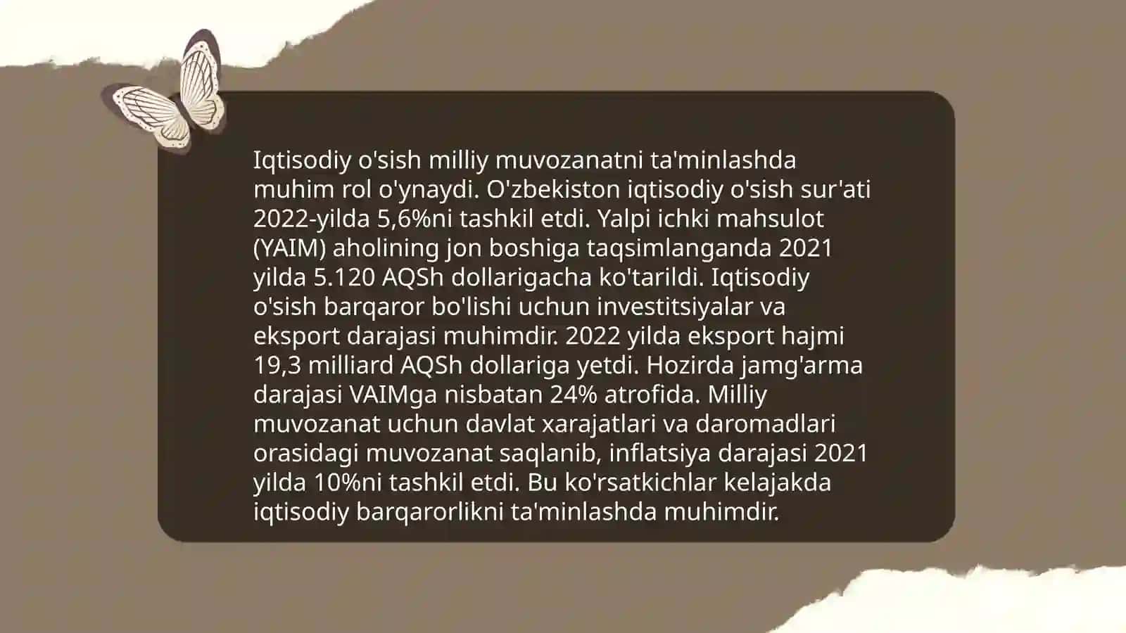 Milliy iqtisodiy muvozanati 4