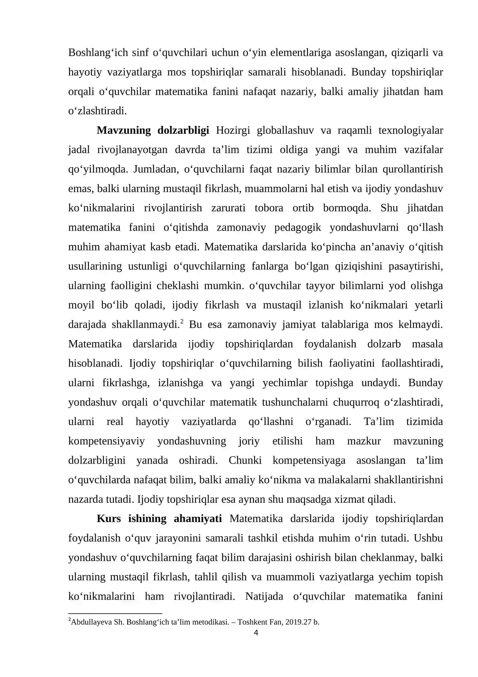 Matematika darslarida ijodiy topshiriqlardan foydalanish 4