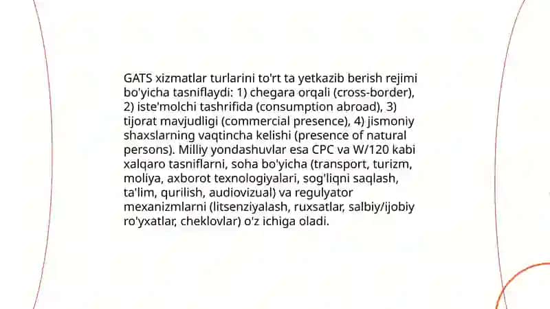 Xalqaro xizmatlar savdosi 4