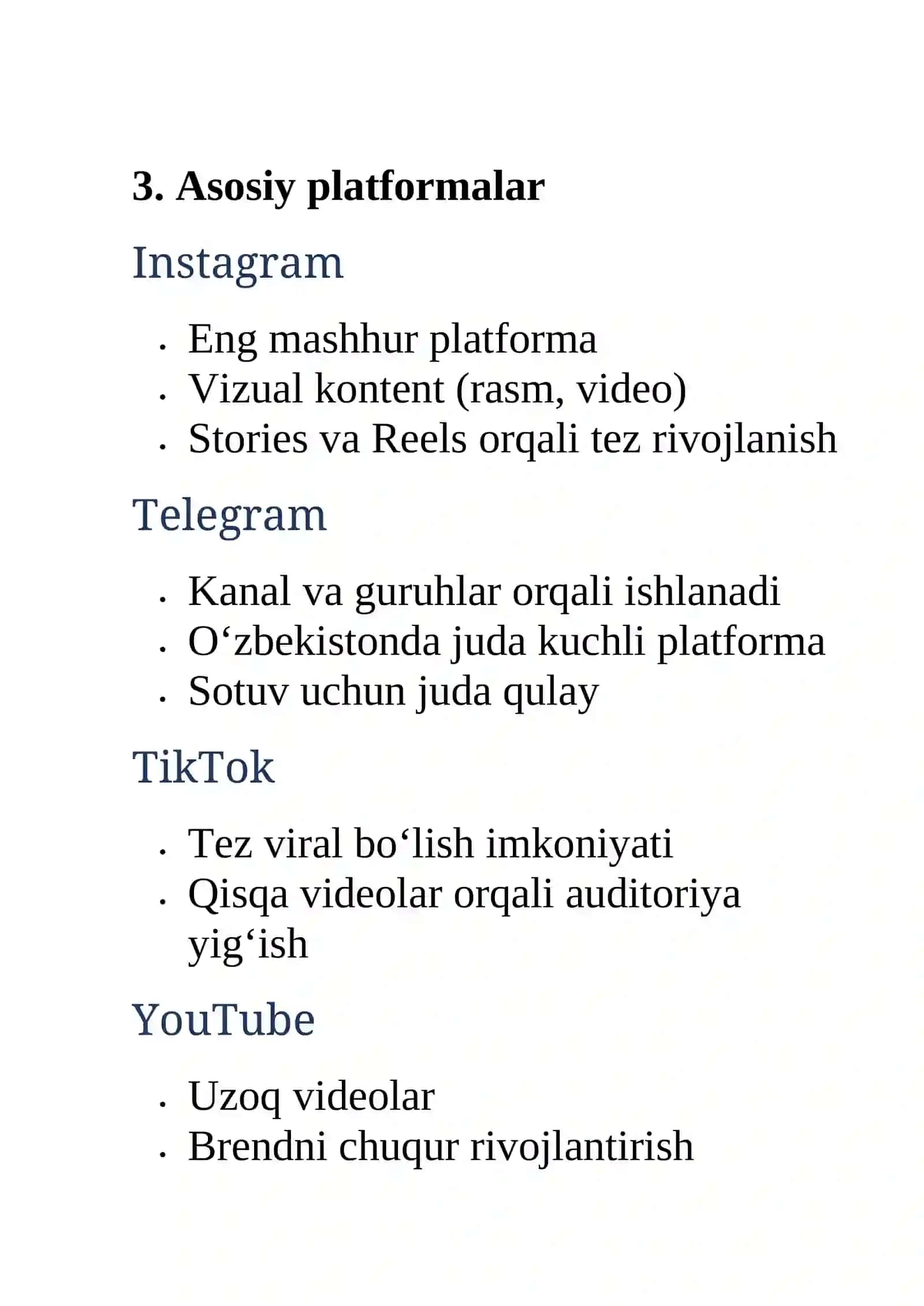 SMM (Social Media Marketing) BO‘YICHA TO‘LIQ QO‘LLANMA 4