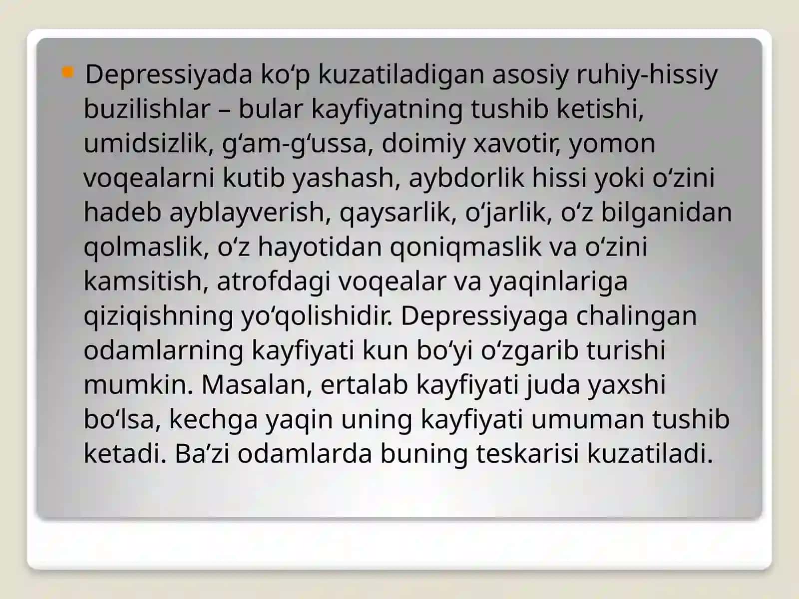 NIQOBLANGAN DEPRESSIYA 4