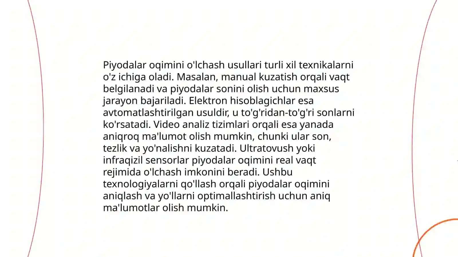 Piyodalar oqimi tushunchasi 4