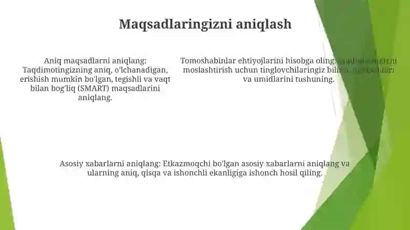 Taqdimot Tayyorlash 4