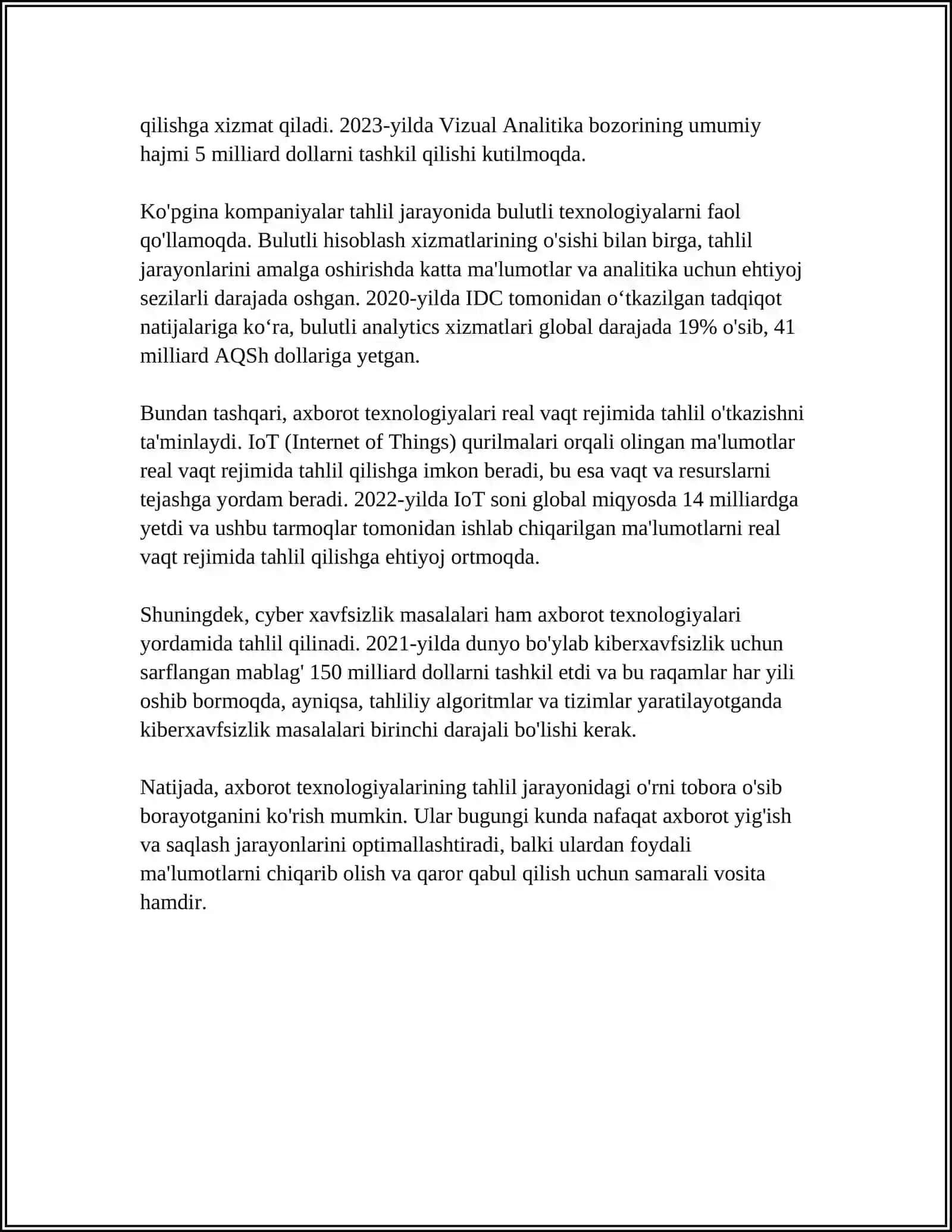TADQIQOD VA LOYIHALASHDA AXBOROT TEXNALOGIYALARI 4