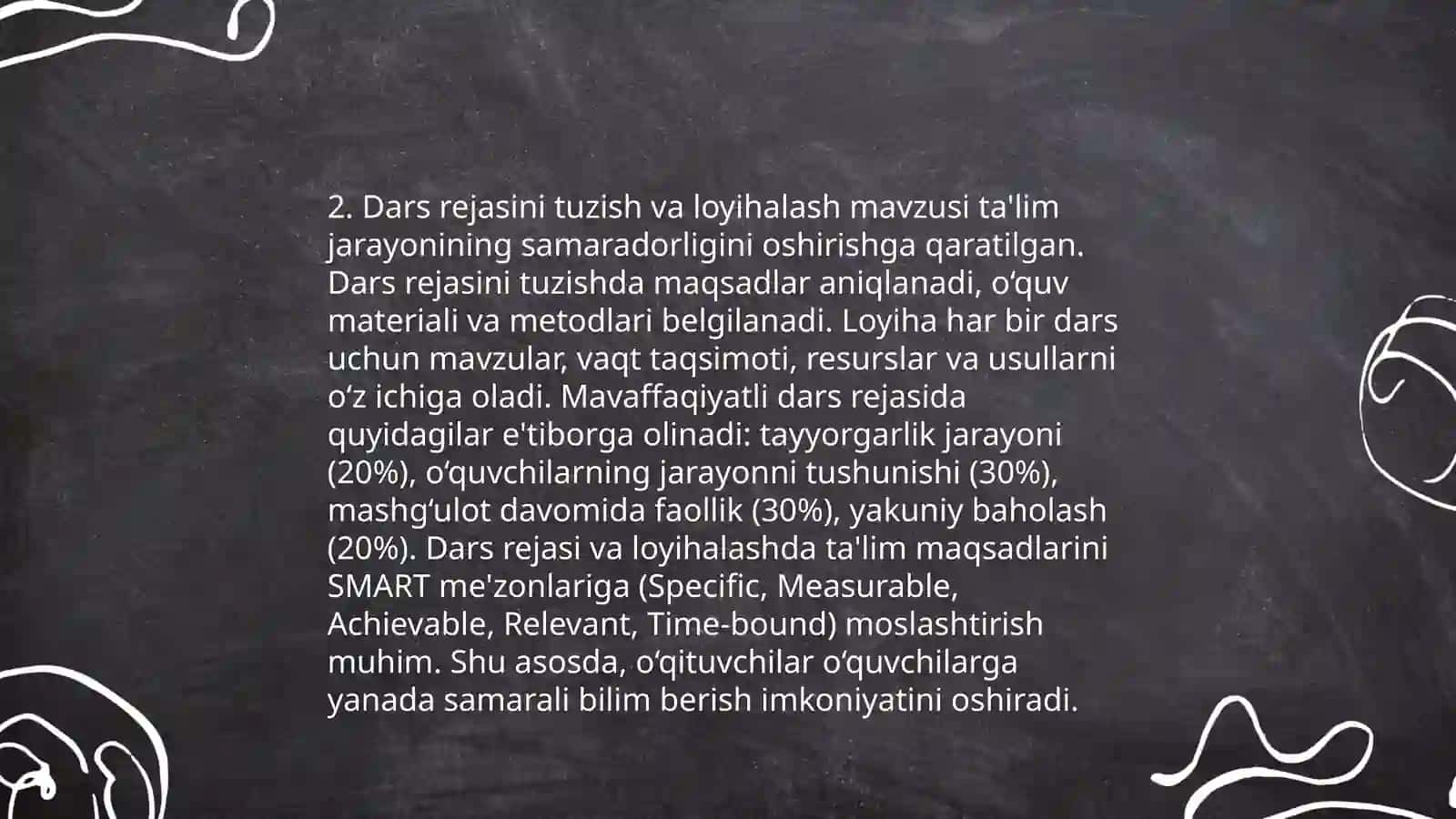 Pedagogik faoliyatni ilmiy tashkil etish 4