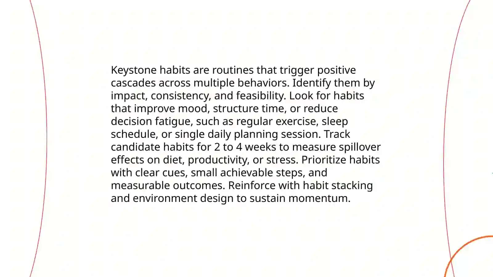 How to build good habits 4