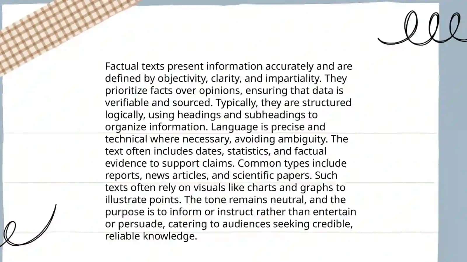 Factual Text Types 4