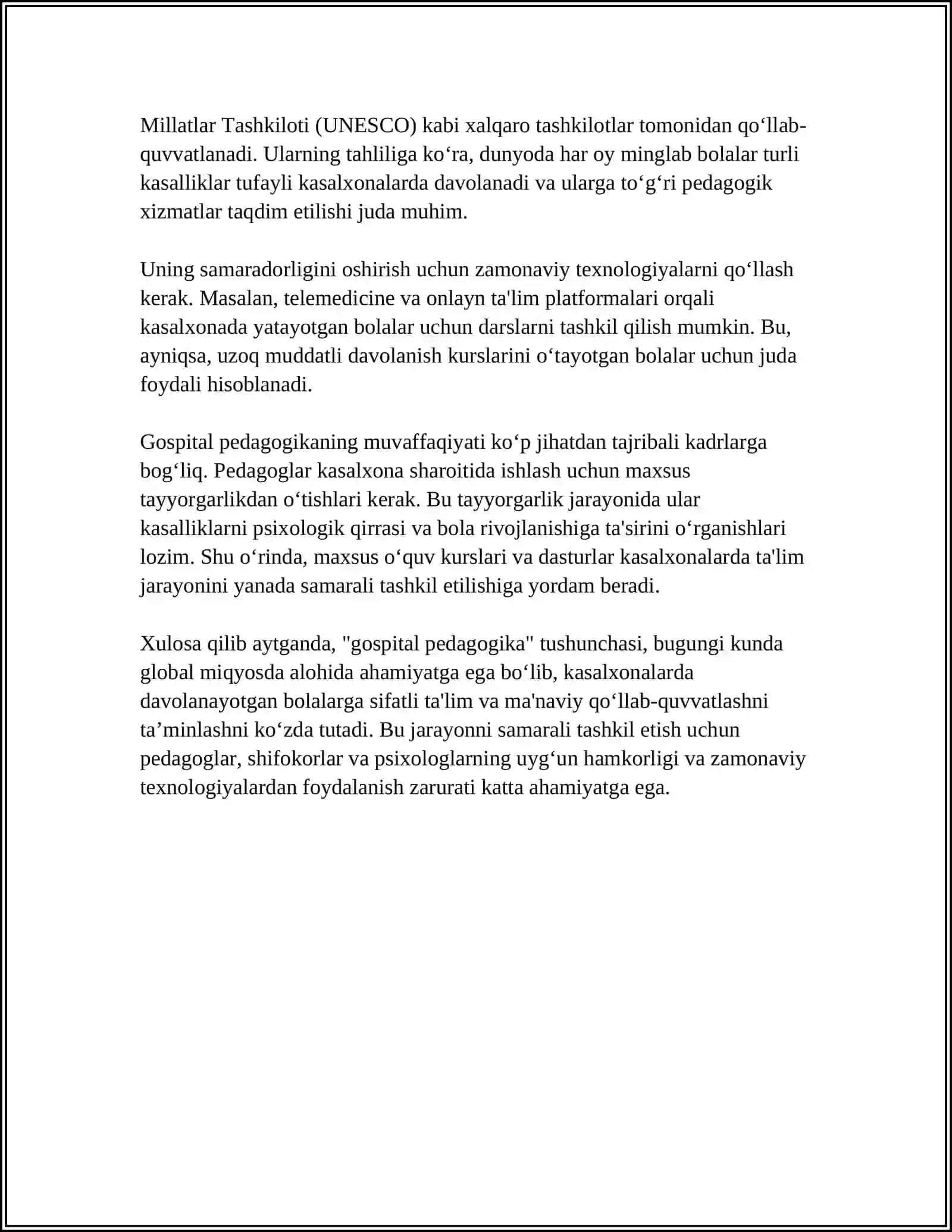 GOSPITAL PEDAGOGIKA FANINING USLUBIY ASOSLARI 4