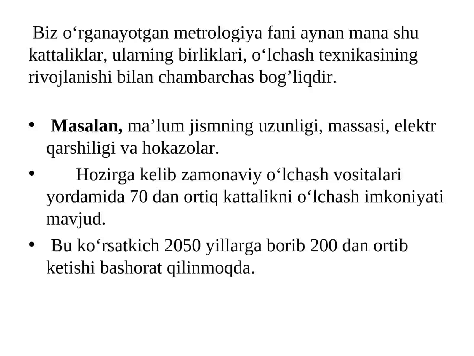 FIZIKAVIY KATTALIKLAR 4