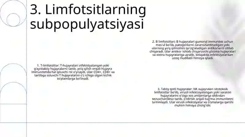 Limfotsitlarning Populyatsiyalari Va Subpopulyatsiyalari 4