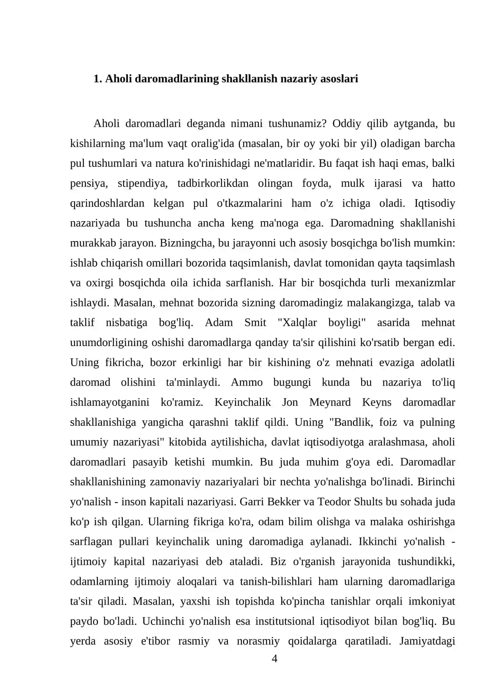Aholi daromadlari va davlatning ijtimoiy siyosati 4