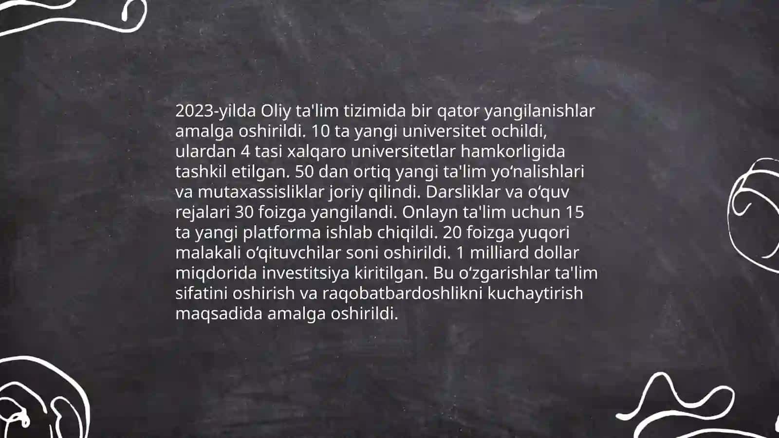 Maktab ta'limi islohotlari 4