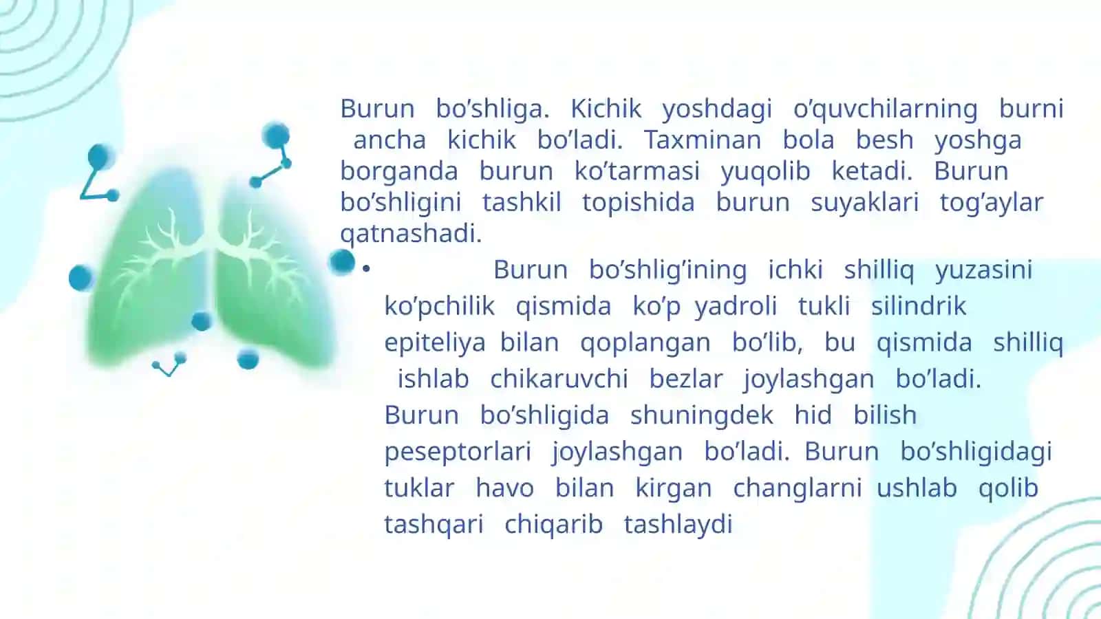 NAFASNING BOLALARDAGI HUSUSIYATI 4