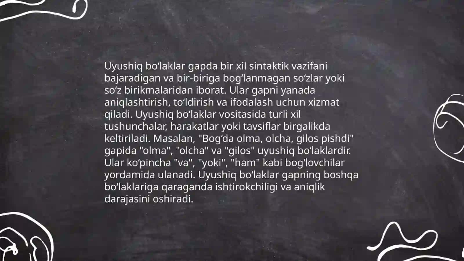 Uyushiq bòlaklarning uslubiy xususiyatlari 4