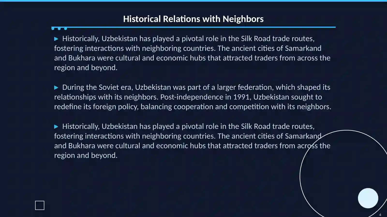 Neighboring countries of Uzbekistan 4
