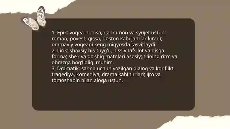 Adabiy tur va janr 4