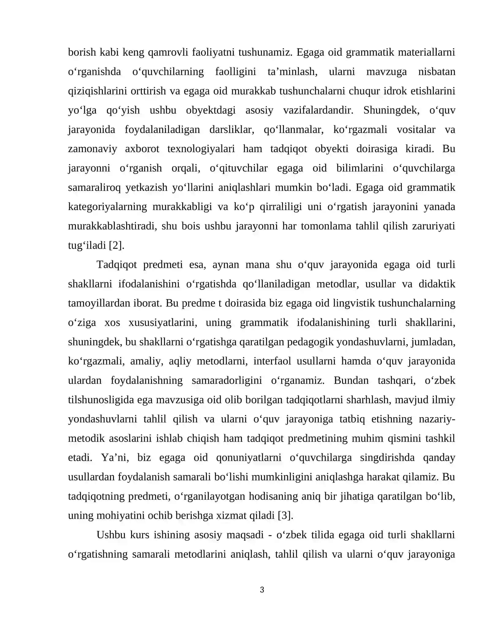 Eganing turli shaklda ifodalanishini o'rgatishda qo'llaniladigan metodlar 4
