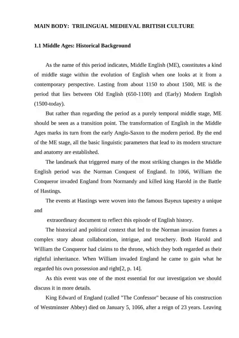 Trilingual Medieval British Culture 4