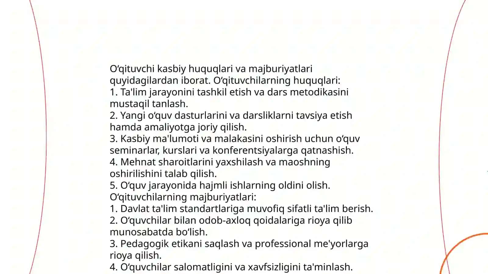 Pedagogik faoliyatning kasbiy huquqiy asoslari 4