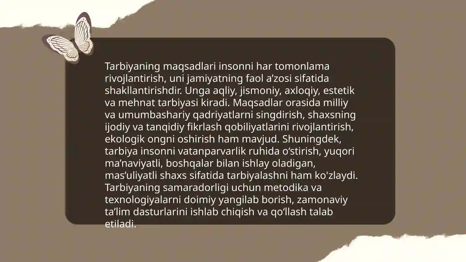 Tarbiyaning maqsad va vazifalari 4