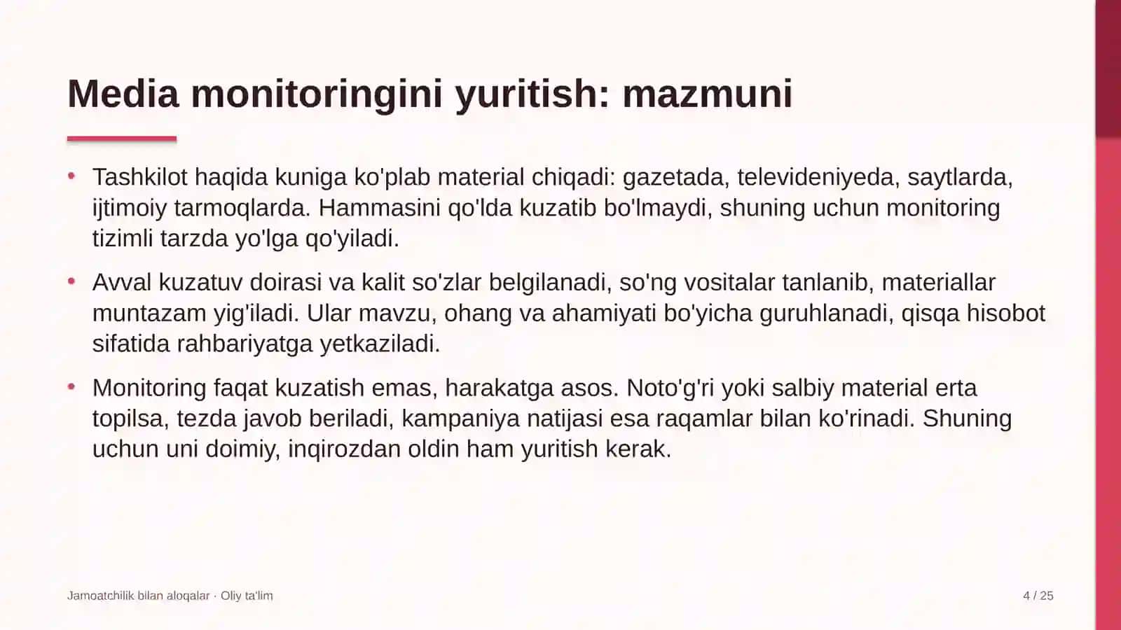Bolalar tovarlari do'konlarida media monitoringini yuritish 4